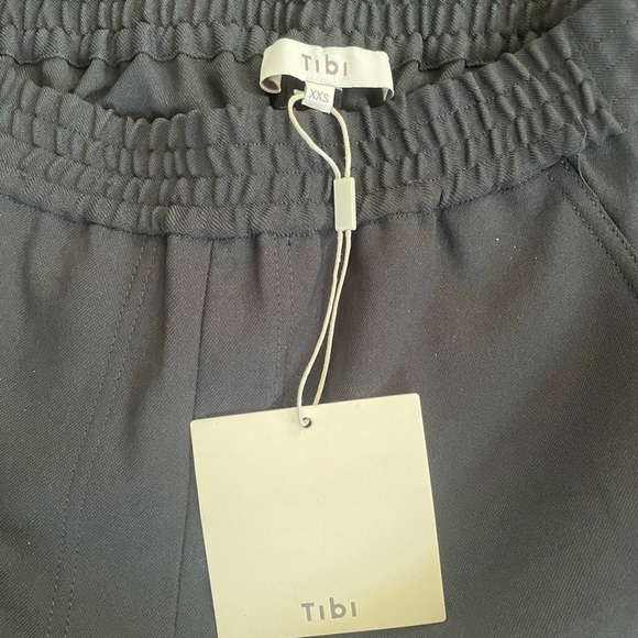 Tibi Chalky Drape Plashet Jogger, XXS, regular length, black - Picture 10 of 10